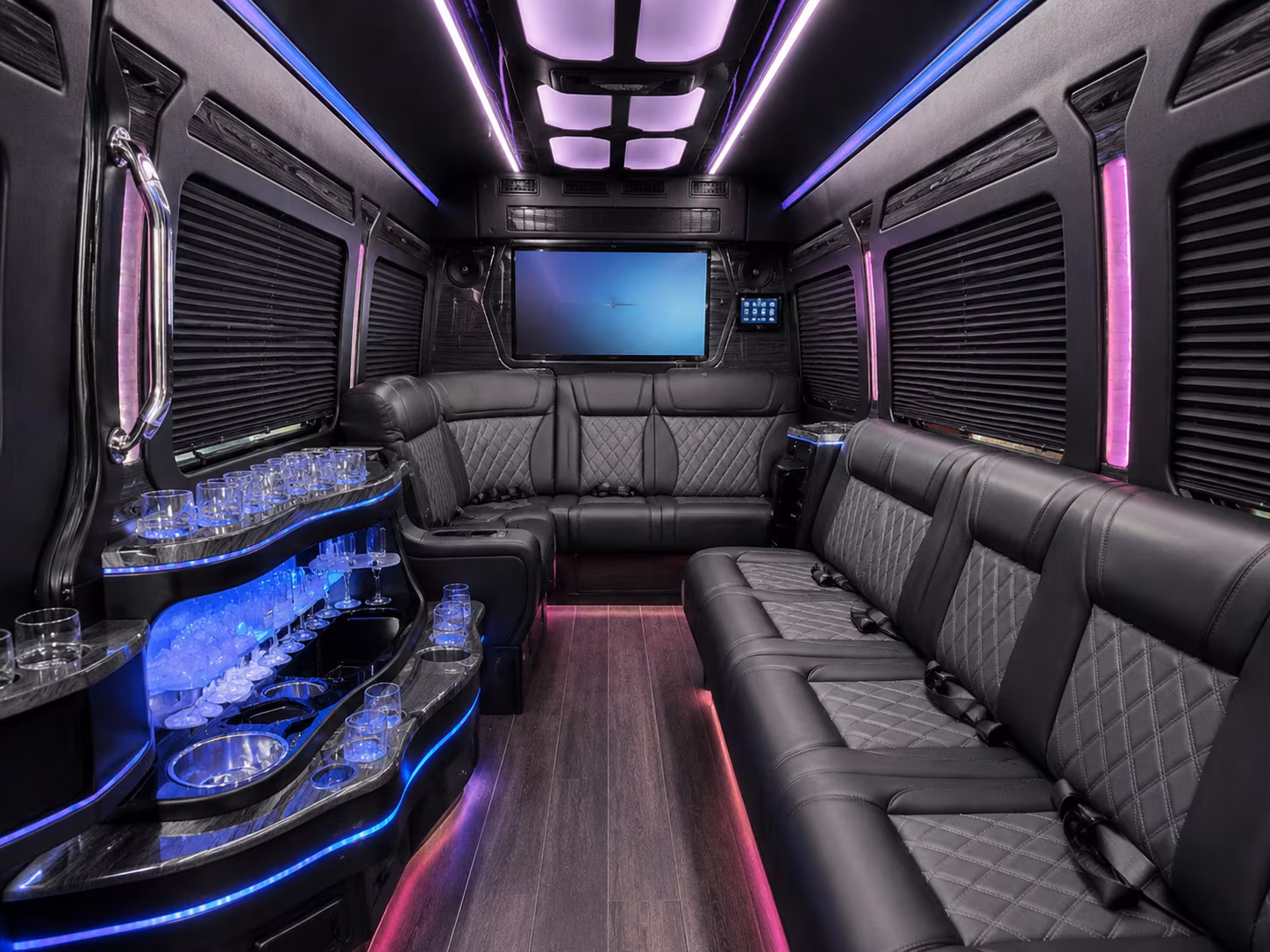 sprinter limos and party van rentals for st petersburg prom night
