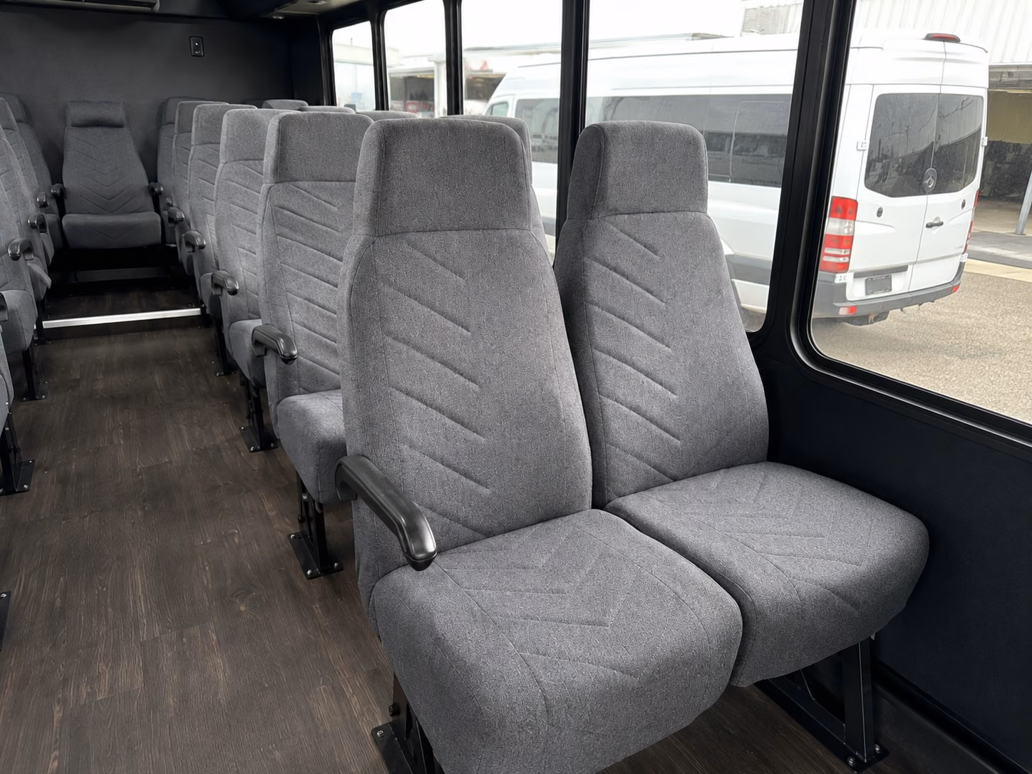 st petersburg 15 passenger minibus inside