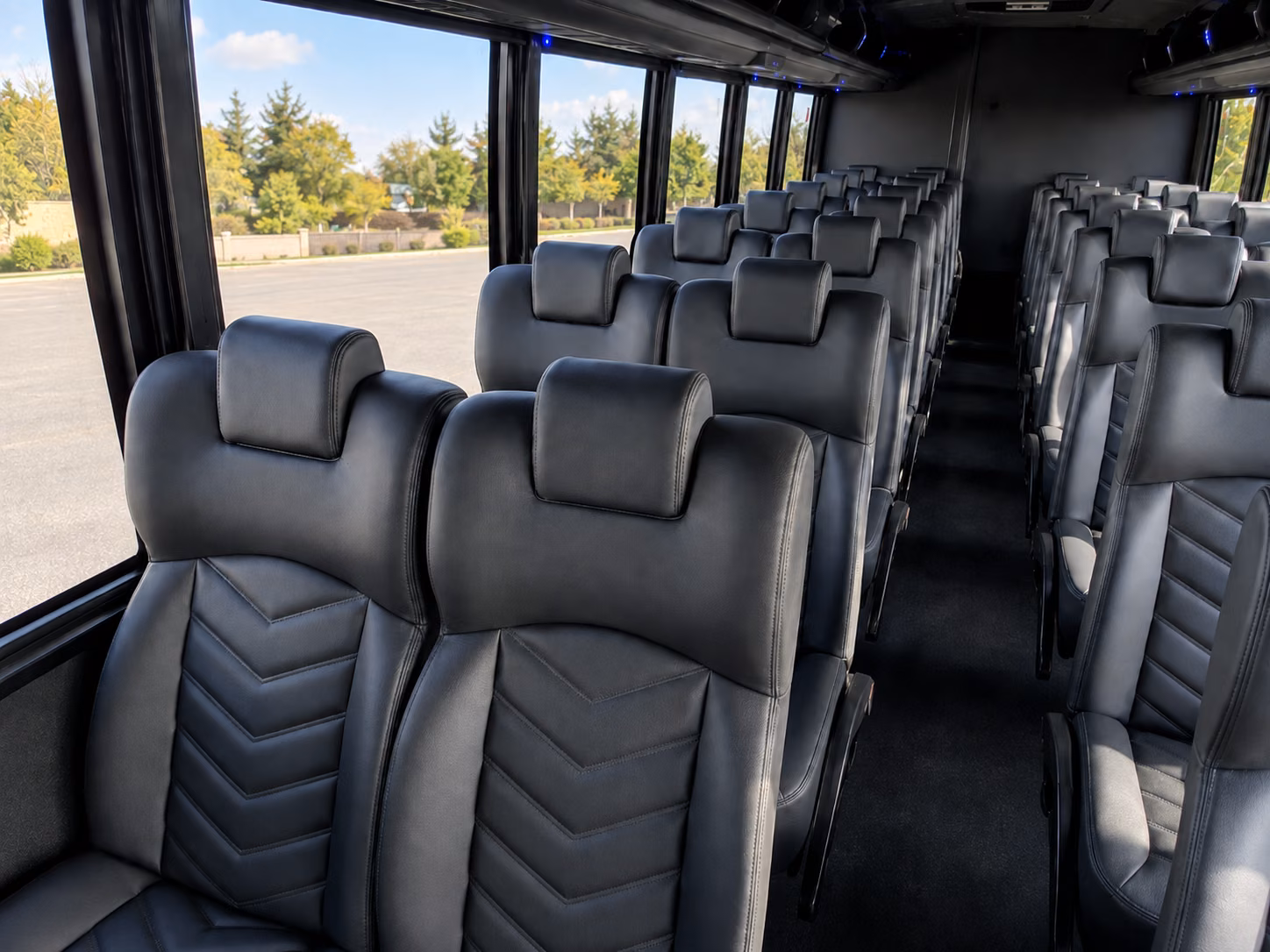 st petersburg 18 passenger minibus interior