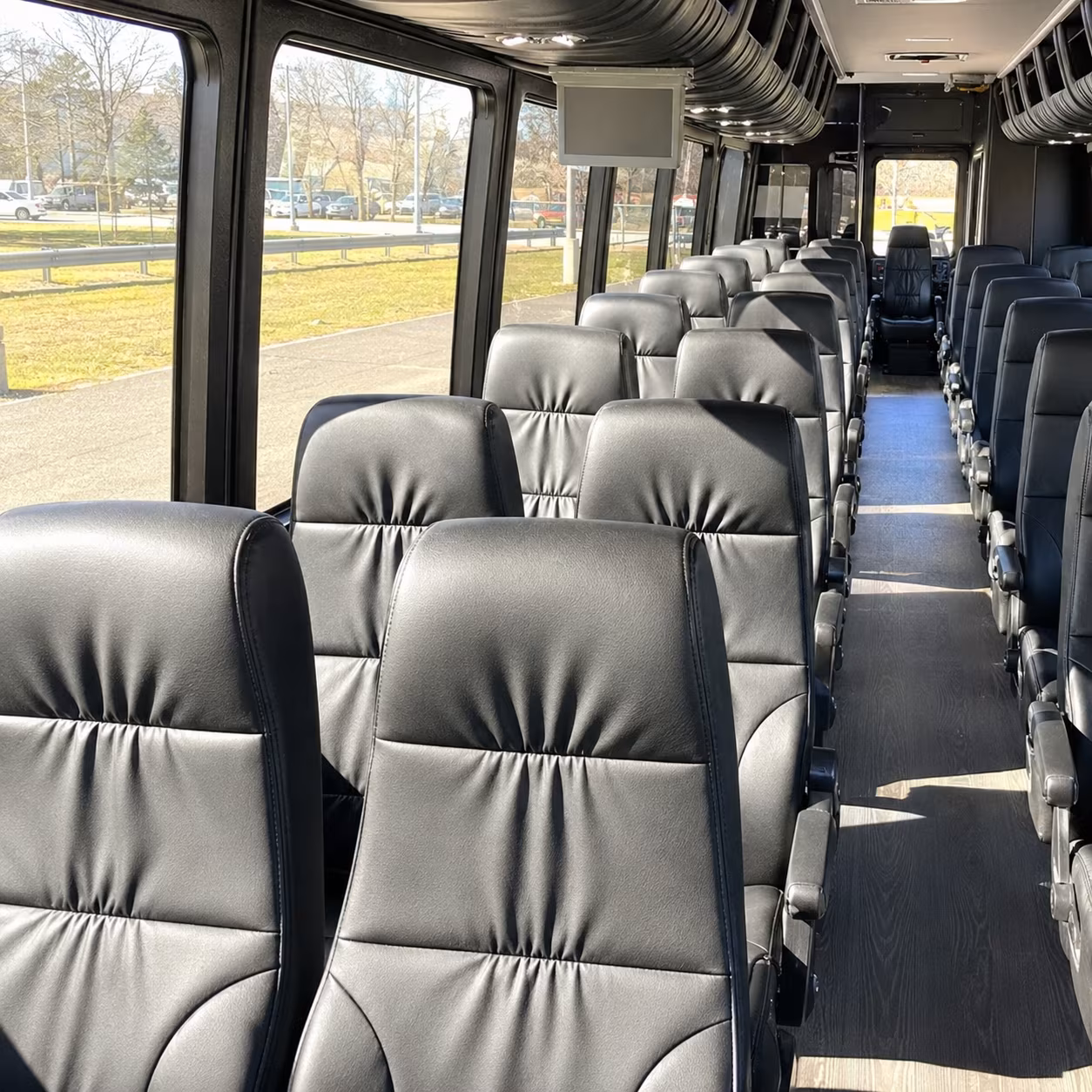 st petersburg 25 passenger minibus interior