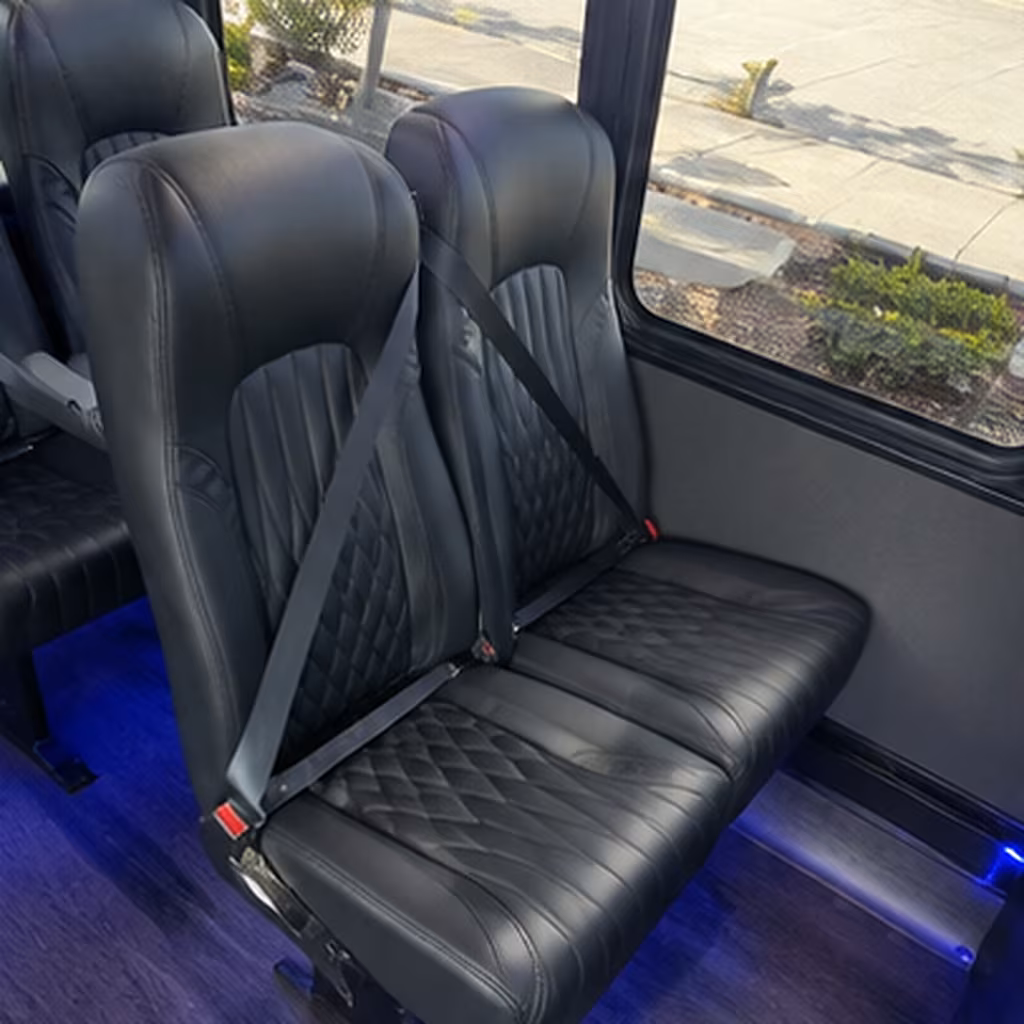 st petersburg 35 passenger minibus interior