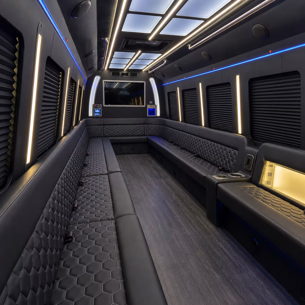 st petersburg party bus inside