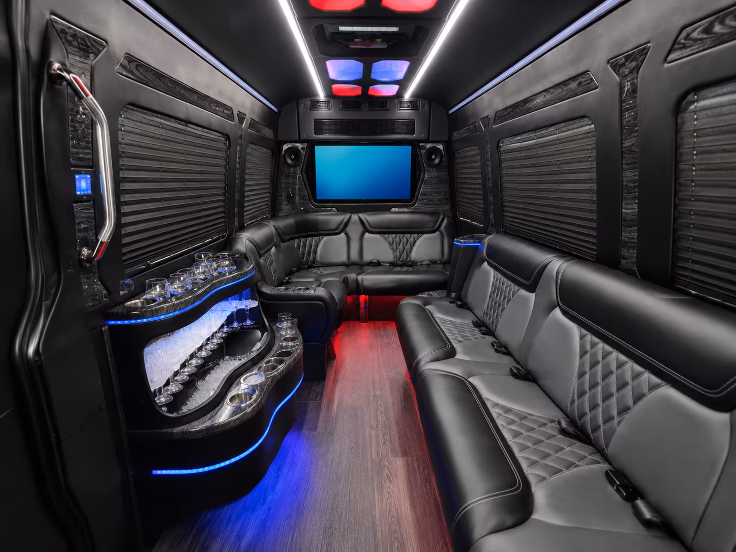 st petersburg sprinter limousine interior