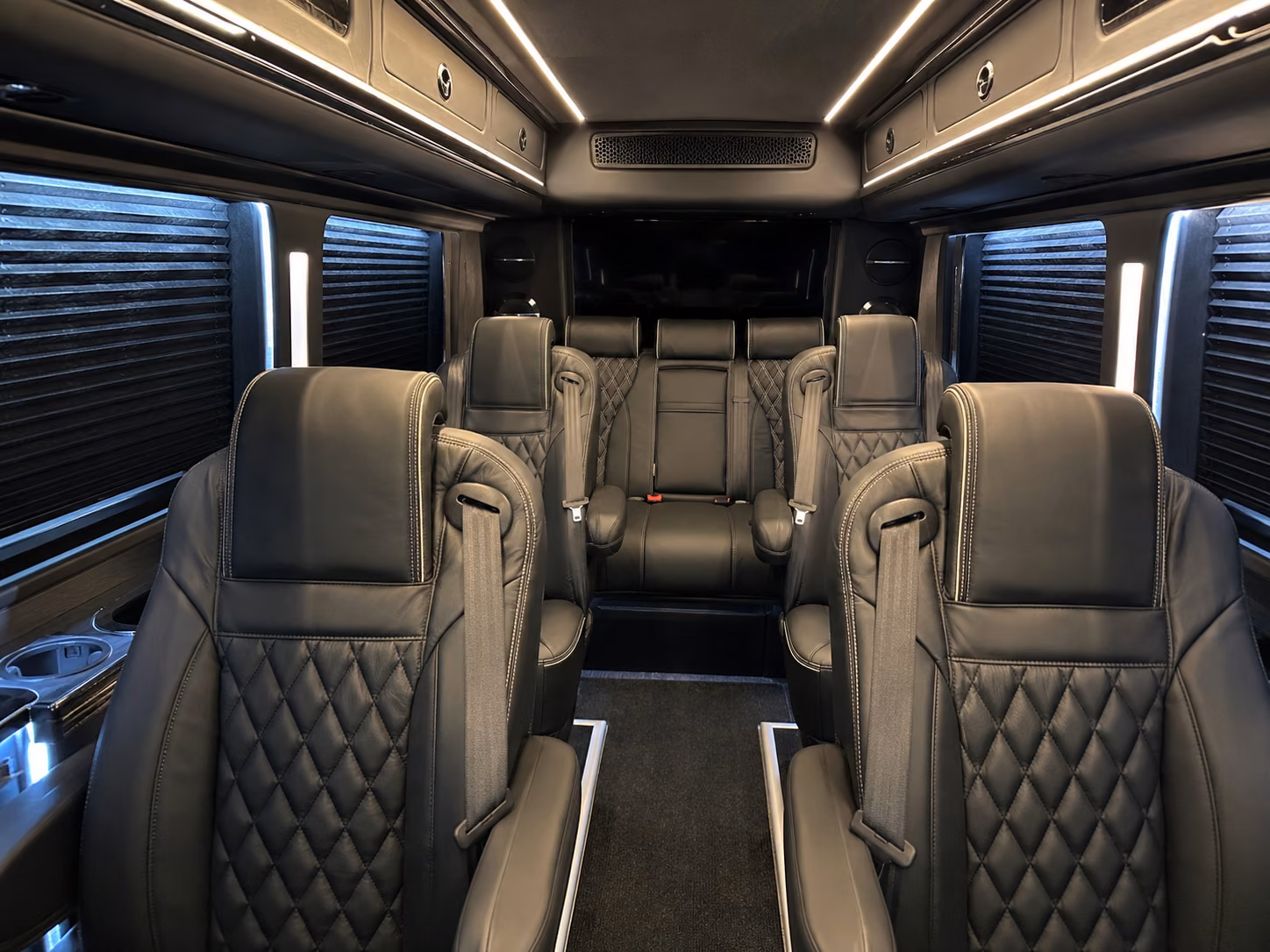 st petersburg sprinter van with driver interior